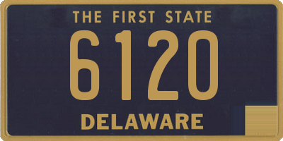 DE license plate 6120