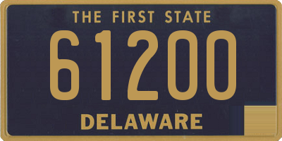 DE license plate 61200
