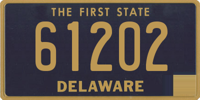 DE license plate 61202