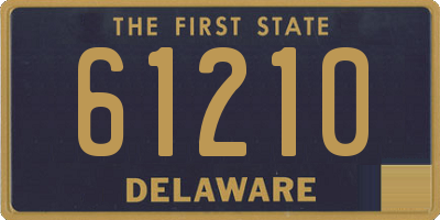 DE license plate 61210