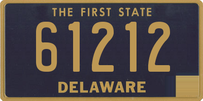 DE license plate 61212