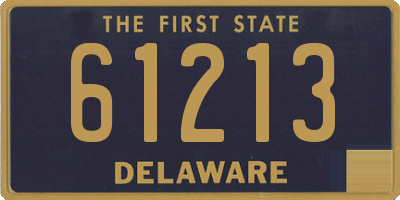 DE license plate 61213