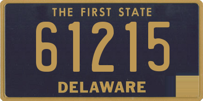 DE license plate 61215