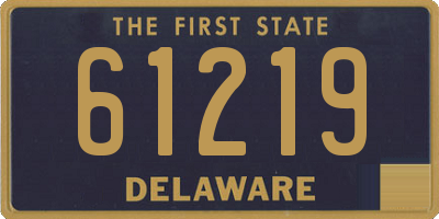 DE license plate 61219