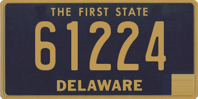 DE license plate 61224