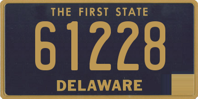 DE license plate 61228