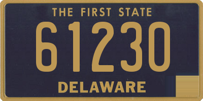 DE license plate 61230