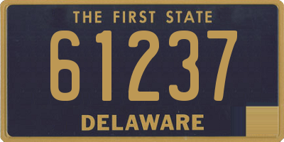 DE license plate 61237