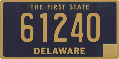 DE license plate 61240