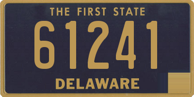 DE license plate 61241