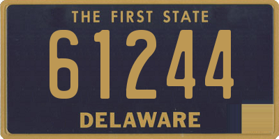 DE license plate 61244