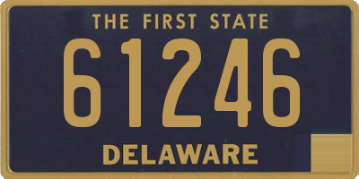 DE license plate 61246