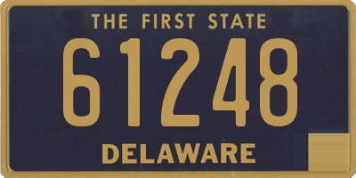 DE license plate 61248