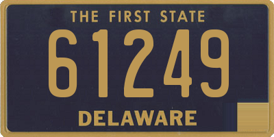 DE license plate 61249