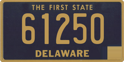 DE license plate 61250