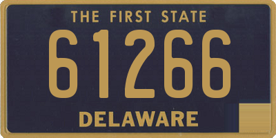 DE license plate 61266