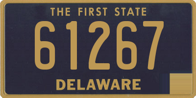 DE license plate 61267