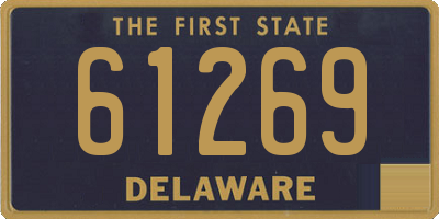 DE license plate 61269