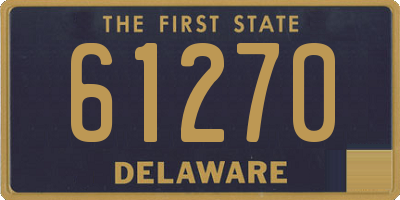 DE license plate 61270