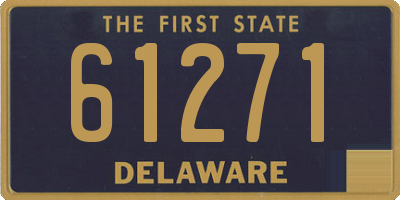 DE license plate 61271