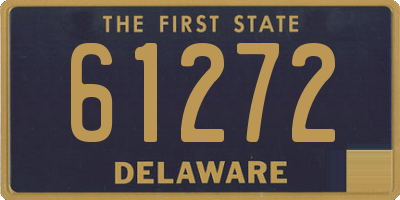 DE license plate 61272