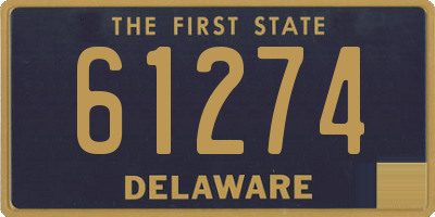 DE license plate 61274