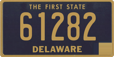 DE license plate 61282