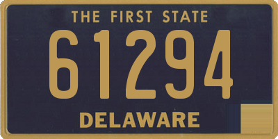 DE license plate 61294