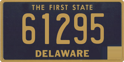 DE license plate 61295