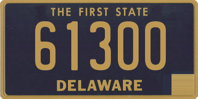 DE license plate 61300