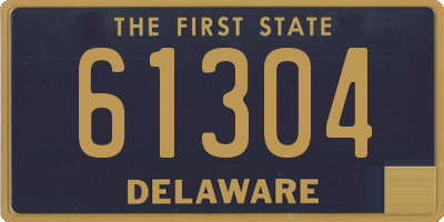 DE license plate 61304