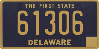 DE license plate 61306