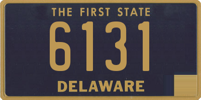 DE license plate 6131