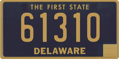 DE license plate 61310