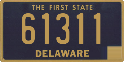 DE license plate 61311