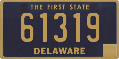 DE license plate 61319