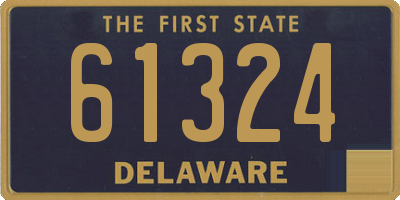 DE license plate 61324