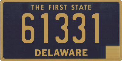 DE license plate 61331