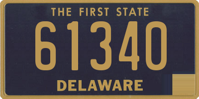 DE license plate 61340