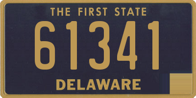 DE license plate 61341