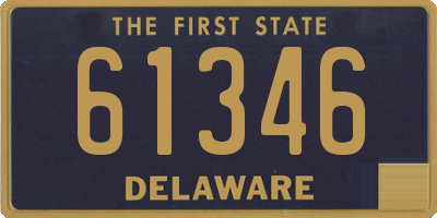 DE license plate 61346