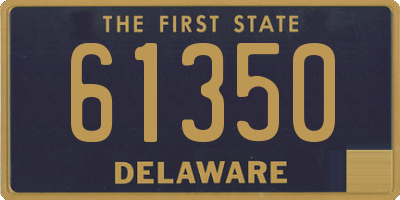 DE license plate 61350