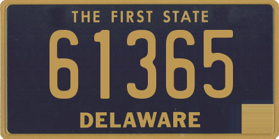 DE license plate 61365