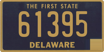 DE license plate 61395