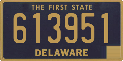 DE license plate 613951