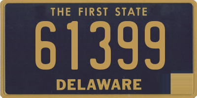 DE license plate 61399