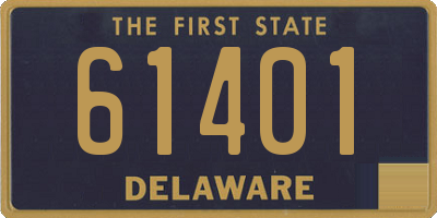 DE license plate 61401
