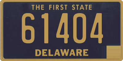 DE license plate 61404