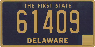 DE license plate 61409