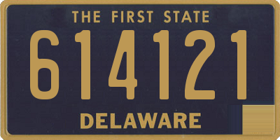 DE license plate 614121